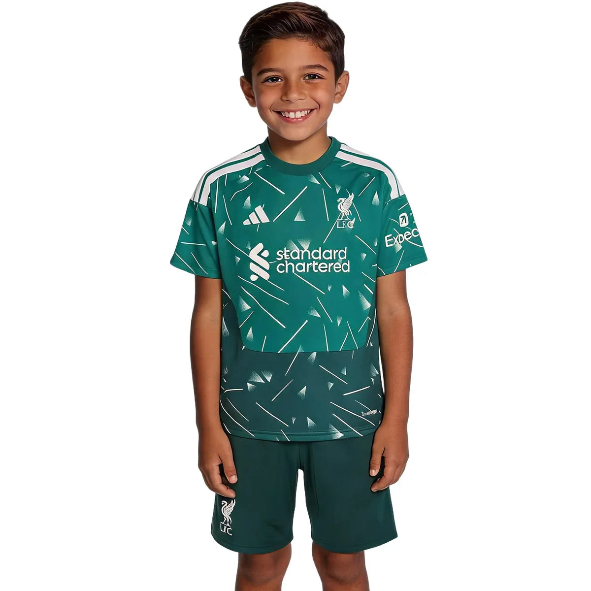 Tenue domicile enfant de Liverpool - Maillot + Short 2025/26