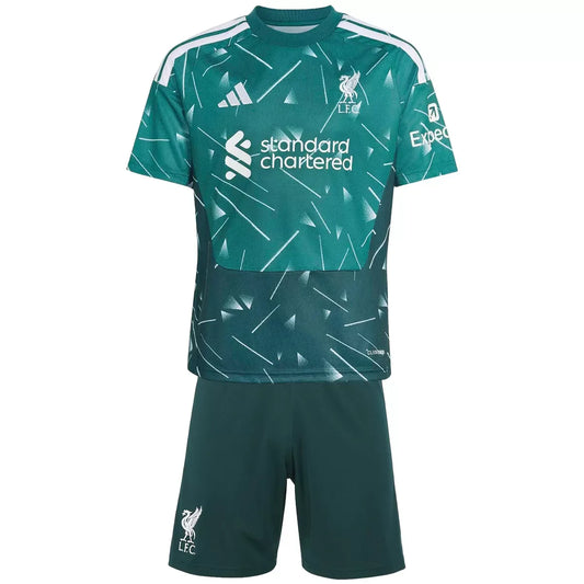 Tenue domicile enfant de Liverpool - Maillot + Short 2025/26