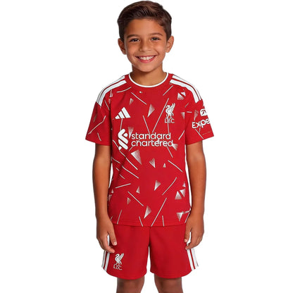 Tenue domicile enfant de Liverpool - Maillot + Short 2025/26