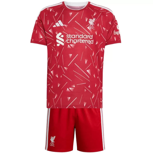 Tenue domicile enfant de Liverpool - Maillot + Short 2025/26