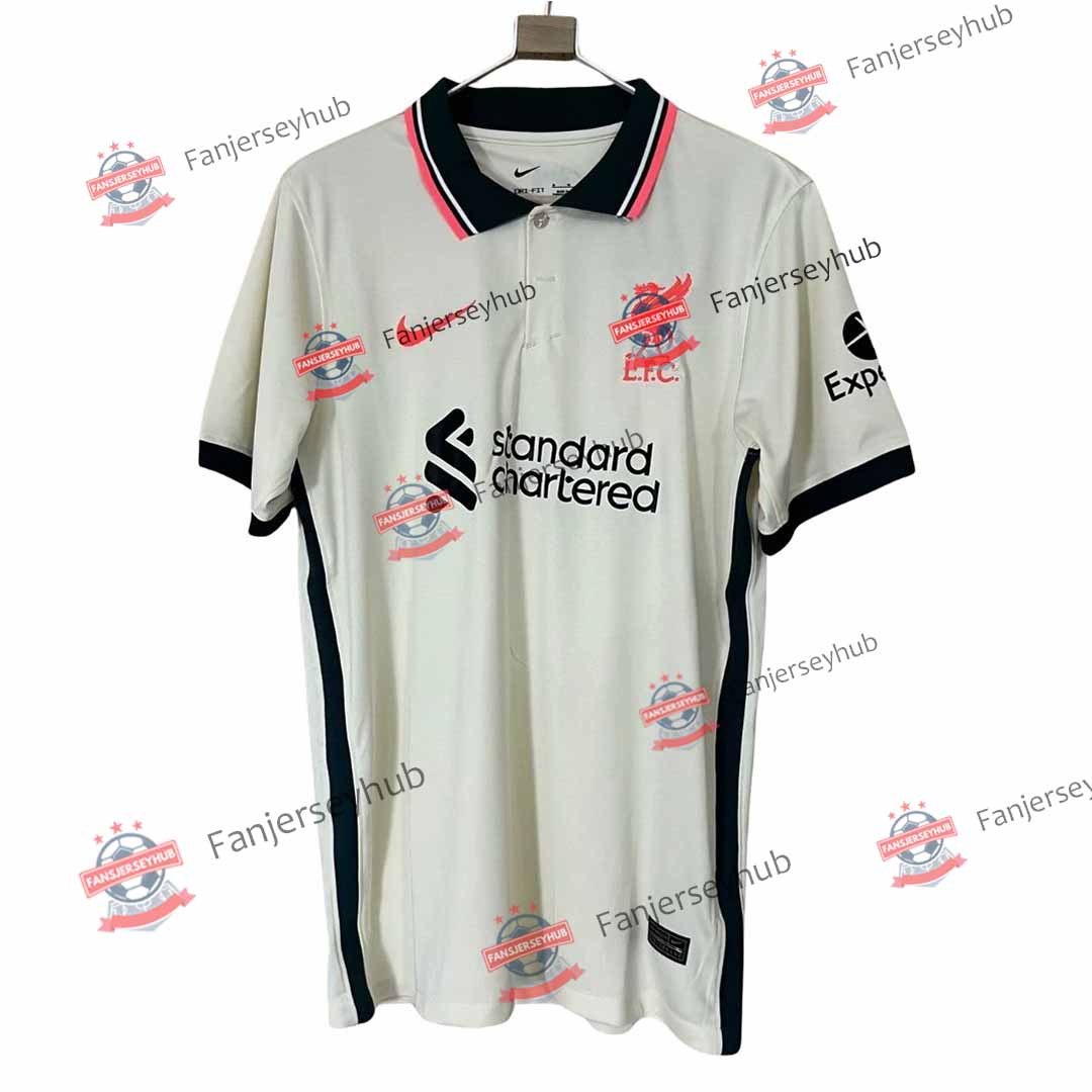 The Reds 2021/22 Away Retro Soccer Jersey