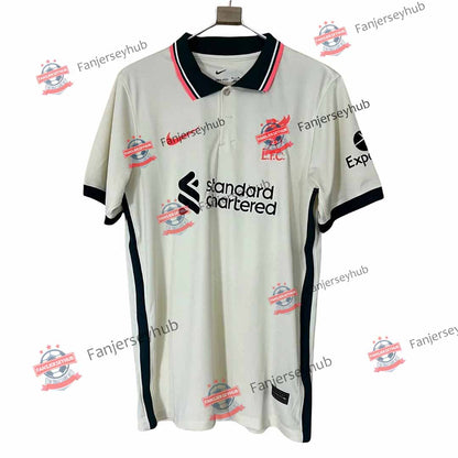 The Reds 2021/22 Away Retro Soccer Jersey
