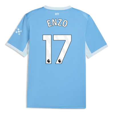ENZO #17 Manchester City Home Soccer Jersey 2026/27 Blue