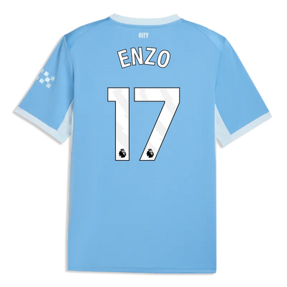 ENZO #17 Manchester City Home Soccer Jersey 2026/27 Blue