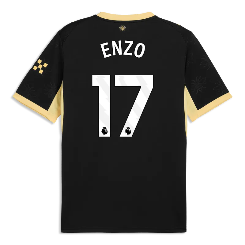 ENZO #17 Manchester City Away Soccer Jersey 2026/27 Black