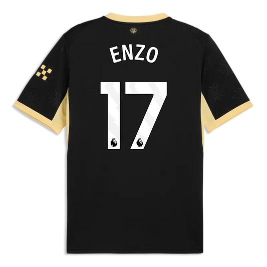 ENZO #17 Manchester City Away Soccer Jersey 2026/27 Black