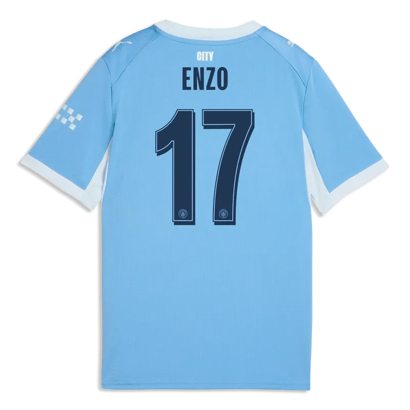 ENZO #17 Manchester City Home Soccer Jersey 2026/27 - UCL