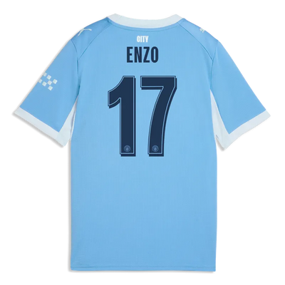 ENZO #17 Manchester City Home Soccer Jersey 2026/27 - UCL