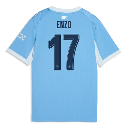 ENZO #17 Manchester City Home Soccer Jersey 2026/27 - UCL