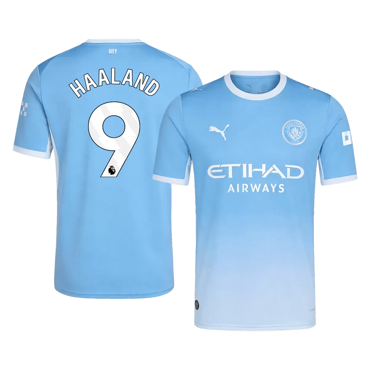 Maillot domicile de Manchester City FODEN n° 47, saison 2025/26, bleu