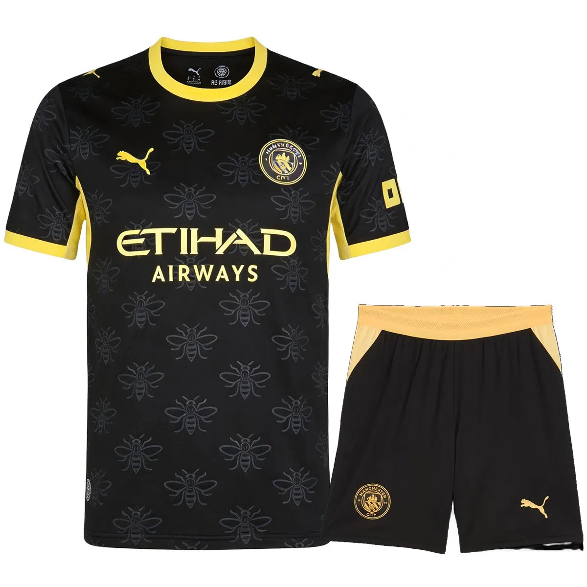 Tenue domicile de Manchester City (maillot + short) 2025/26 Bleu
