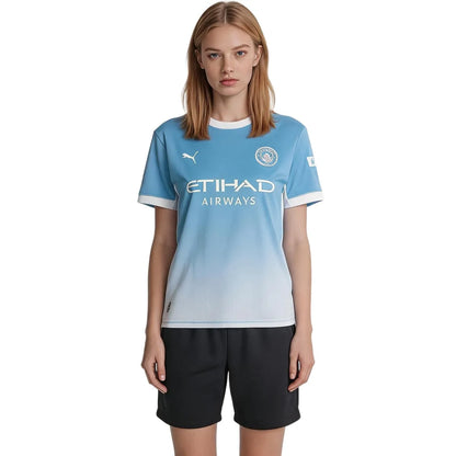 Maillot domicile féminin de Manchester City 2025/26 Bleu