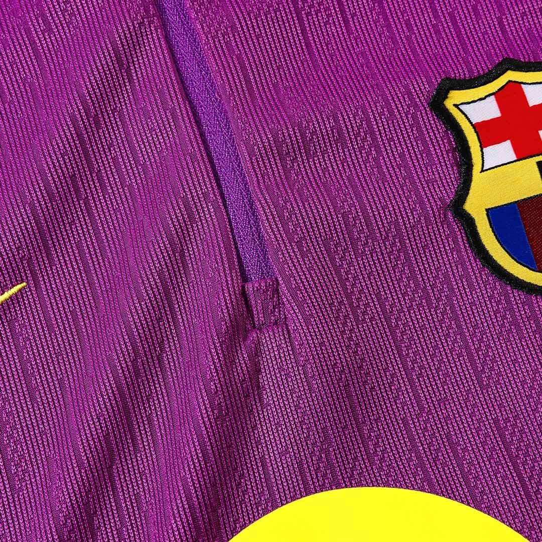 Barcelona Kid's Training Tracksuit 2025/26 Purple 1/4 Zip