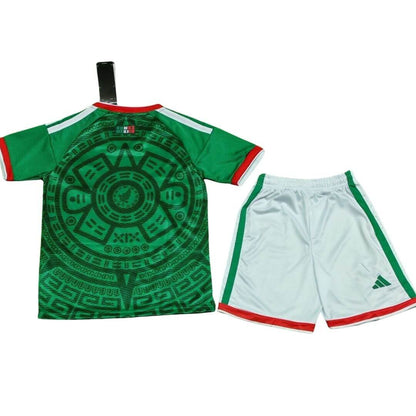 El Tri Home Kid's Soccer Kit (Jersey+Shorts) 2026
