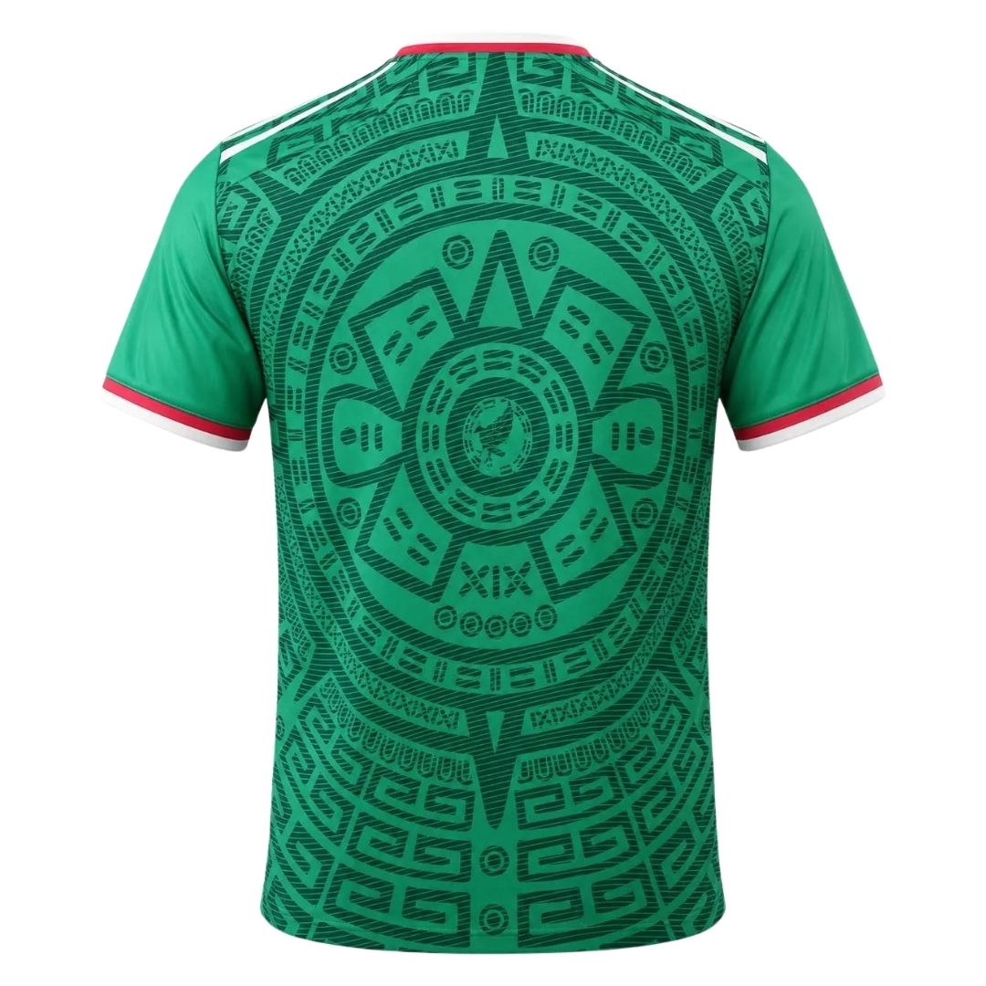 El Tri Home Soccer Jersey 2026 World Cup Without Logo