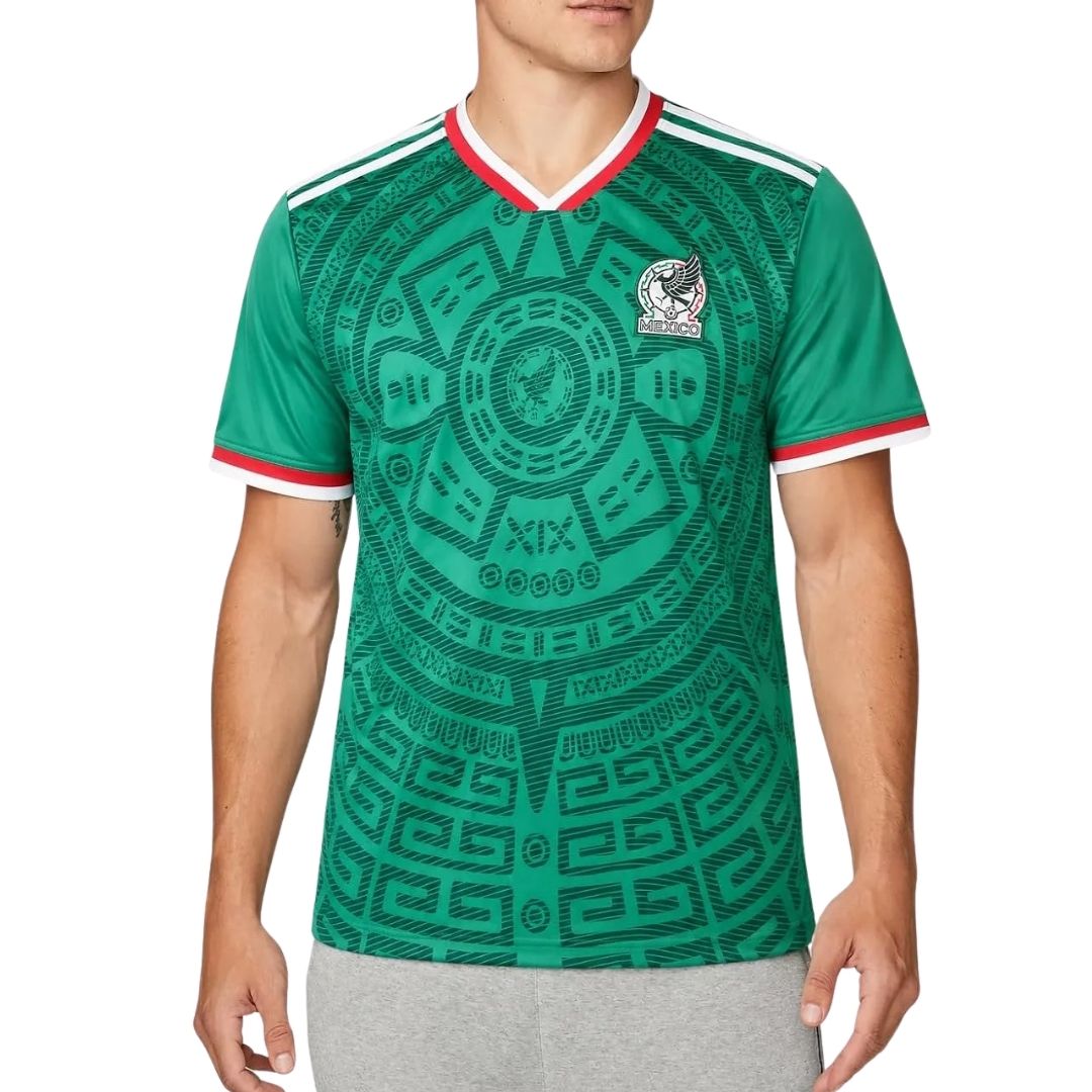 El Tri Home Soccer Jersey 2026 World Cup Without Logo