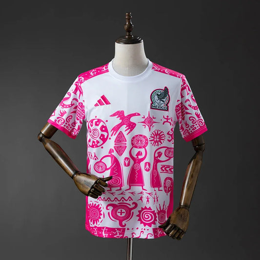 Camiseta especial de fútbol El Tri Mundial 2026 Rosa