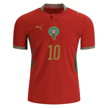 Brahim #10 Morocco World Cup 2026 Home Soccer Jersey