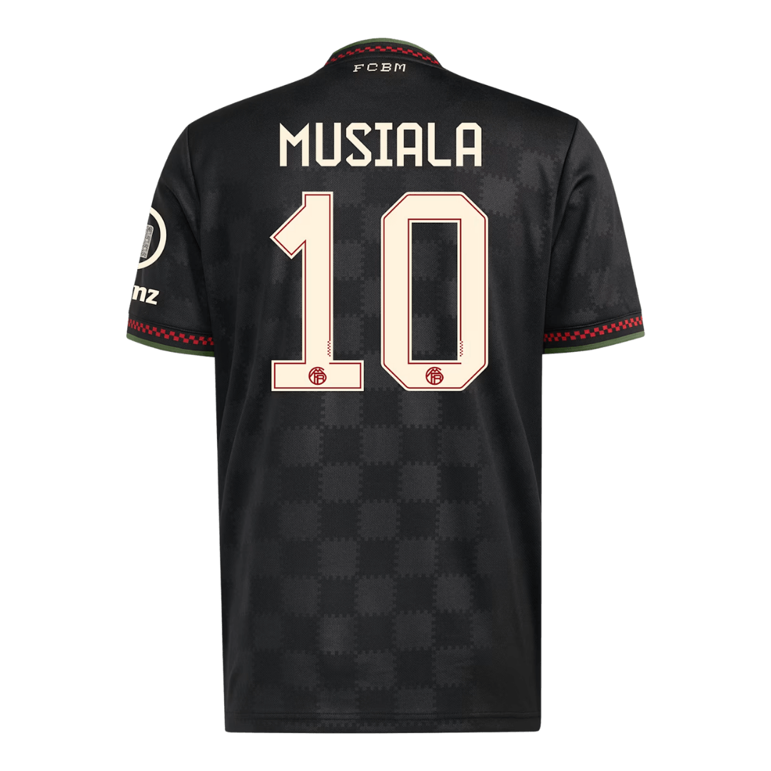 Musiala #10 Bayern Munich Third Away Soccer Jersey 2025/26 - Champions League