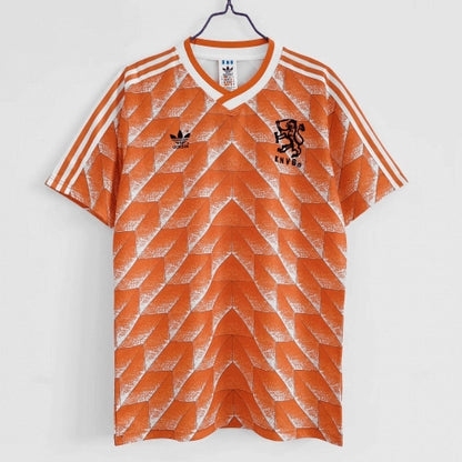 Netherlands 1988 Home Retro Football Jersey