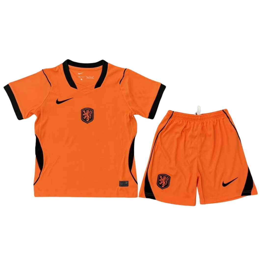 Kid's Netherlands Home Soccer Jersey Kit 2026 World Cup