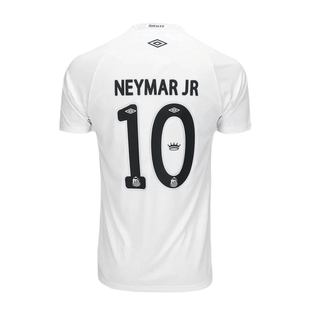NEYMAR JR #10 Santos FC Home Soccer Jersey 2025/26