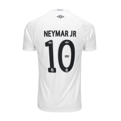 NEYMAR JR #10 Santos FC Home Soccer Jersey 2025/26