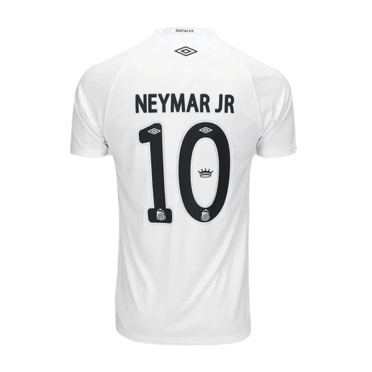 NEYMAR JR #10 Santos FC Home Soccer Jersey 2025/26