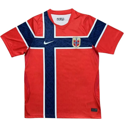 Camiseta de fútbol local de Noruega para la Copa Mundial 2026
