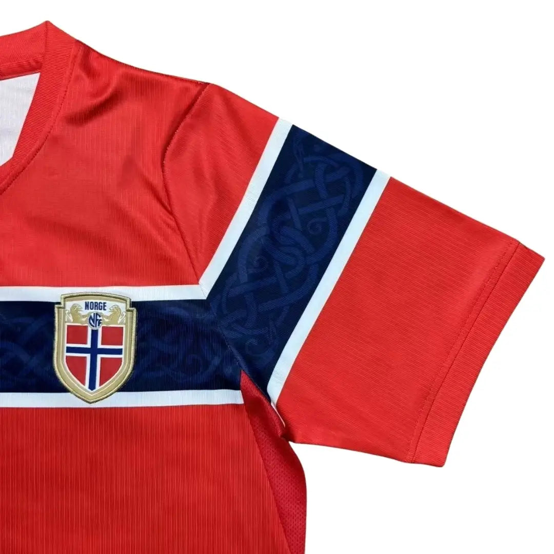 Camiseta de fútbol local de Noruega para la Copa Mundial 2026