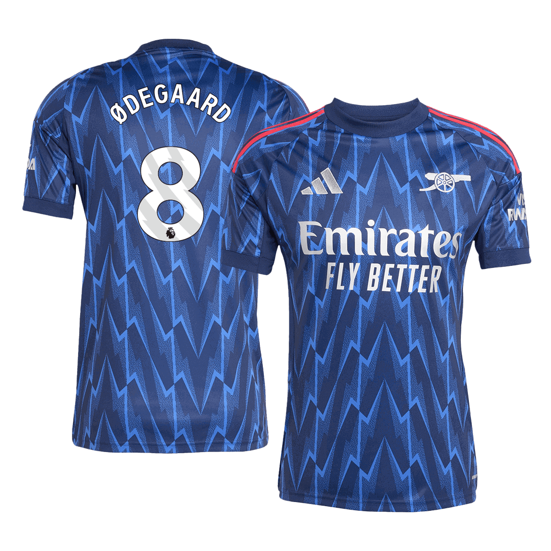 Maillot de football ØDEGAARD ​​#8 Arsenal extérieur 2025/26