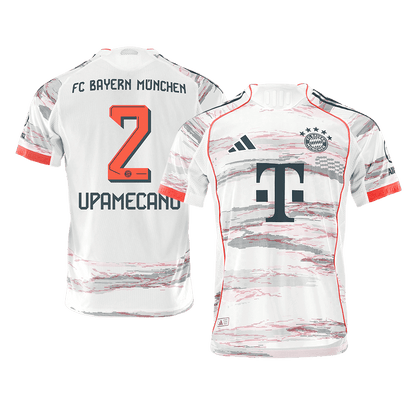 UPAMECANO #2 Bayern Munich Away Player Version Soccer Jersey 2025/26