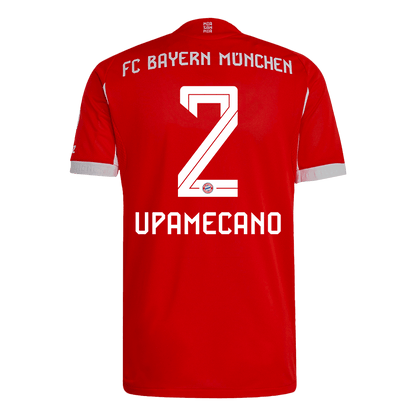 UPAMECANO #2 Bayern Munich Home Player Version Soccer Jersey 2025/26