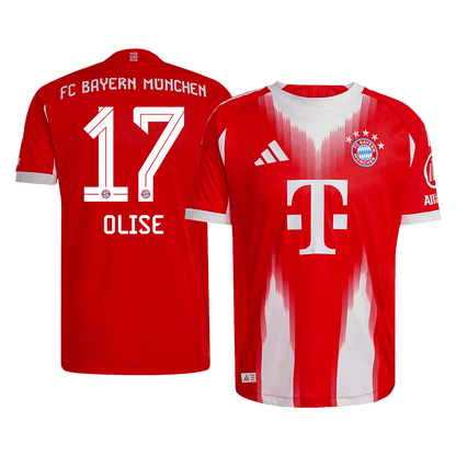 OLISE #17 Bayern Munich Home Player Version Soccer Jersey 2025/26