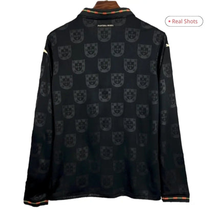 Portugal 2026 Pantera Negra Long Sleeve Football Jersey