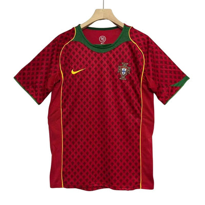 Portugal 2004 Home Retro Football Jersey