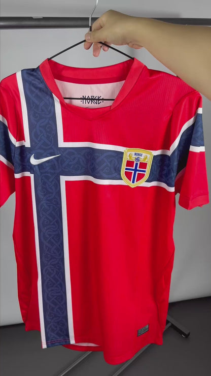 Camiseta de fútbol local de Noruega para la Copa Mundial 2026