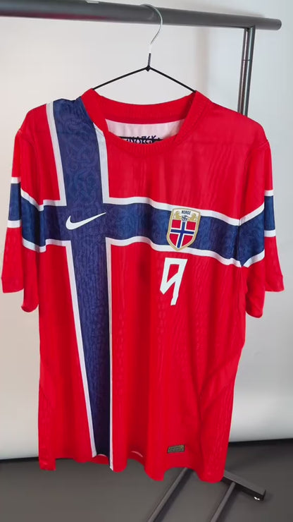 Camiseta de fútbol local versión jugador de Noruega Mundial 2026