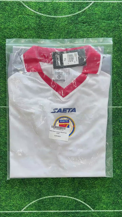 Camiseta de fútbol de visitante de Haití Mundial 2026