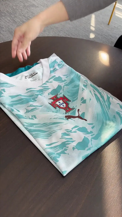 Ronaldo #7 Portugal Player Version Away Soccer Jersey 2026 World Cup