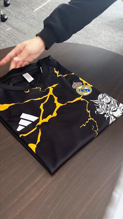 Real Madrid Marvel Warm Up Shirt 2025/26 Black