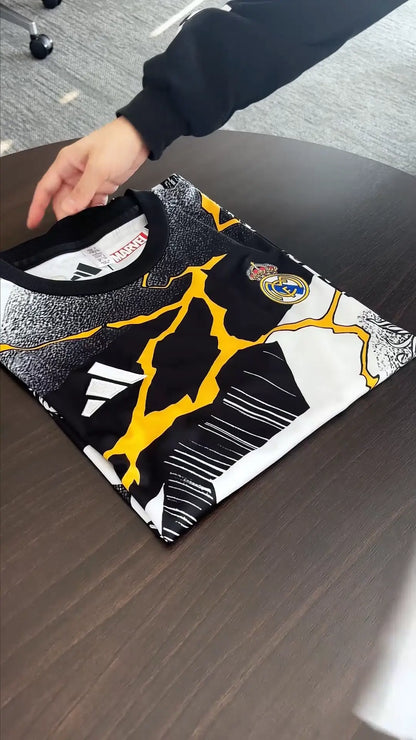 Real Madrid Marvel Warm Up Shirt 2025/26 White/Black