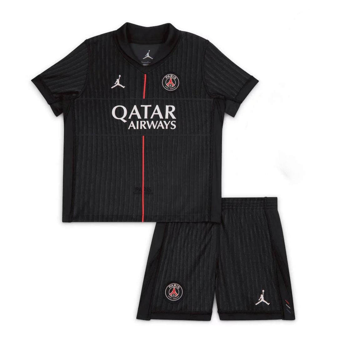 Kid's PSG Fouth Away Jersey Kit - Jersey+Shorts 2025/26