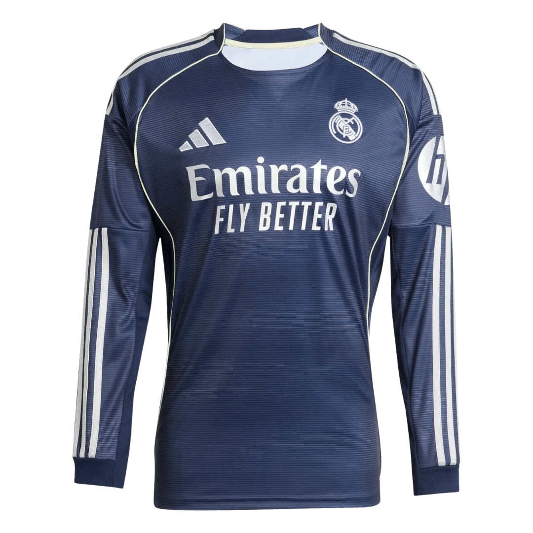 Camiseta de manga larga de visitante del Real Madrid 2025/26