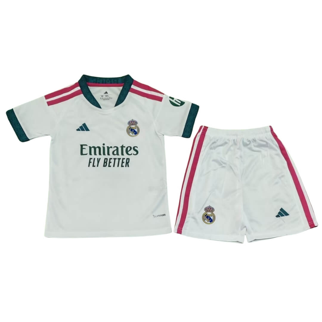 Kid's Real Madrid Home Kit - Jersey+Shorts 2026/27