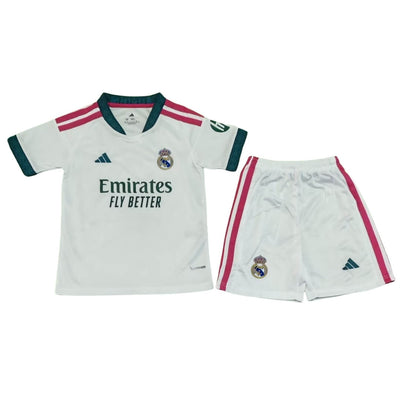 Kid's Real Madrid Home Kit - Jersey+Shorts 2026/27