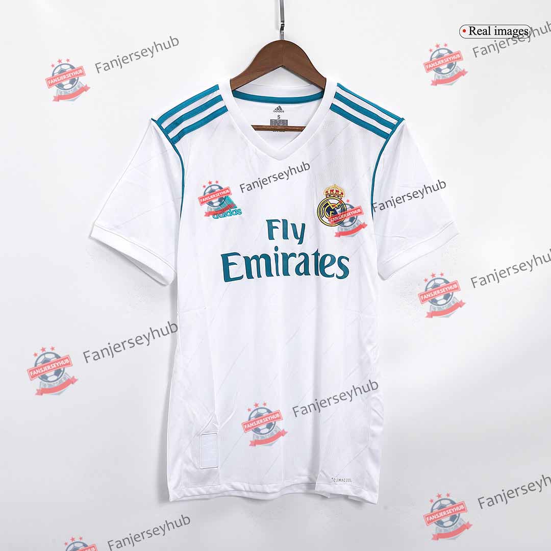 Maillot de foot domicile RONALDO #7 Rétro 2017/18 Los Blancos