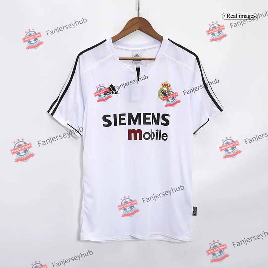 Los Blancos 2003/04 Home Retro Football Jersey