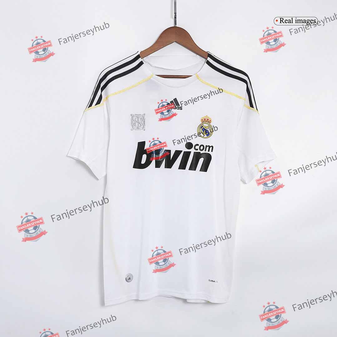 Ronaldo #9 Los Blancos 2009/10 Retro Home Soccer Jersey