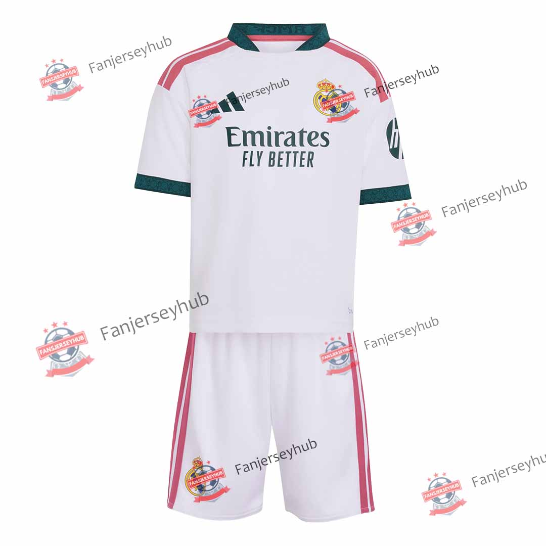 Kid's Los Blancos Home Kit - Jersey+Shorts 2026/27